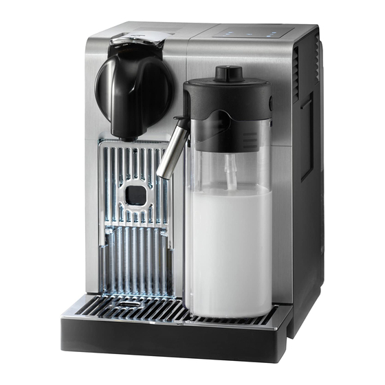 Nespresso Lattissima Pro Manual De Instrucciones
