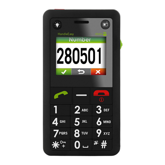 Doro HandleEasy 330gsm Manual De Usuario