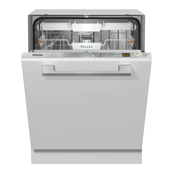 Miele G 5051 Instrucciones De Funcionamiento