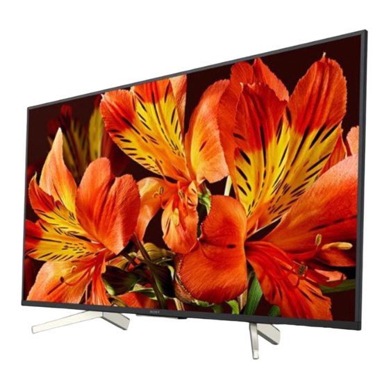 Sony BRAVIA FW-85BZ35F Guía De Referencia