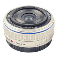 Olympus M. ZUIKO DIGITAL 17mm f2.8 Instrucciones