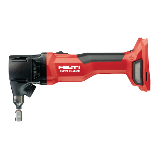 Hilti SPN 6­-A22 Manual De Instrucciones