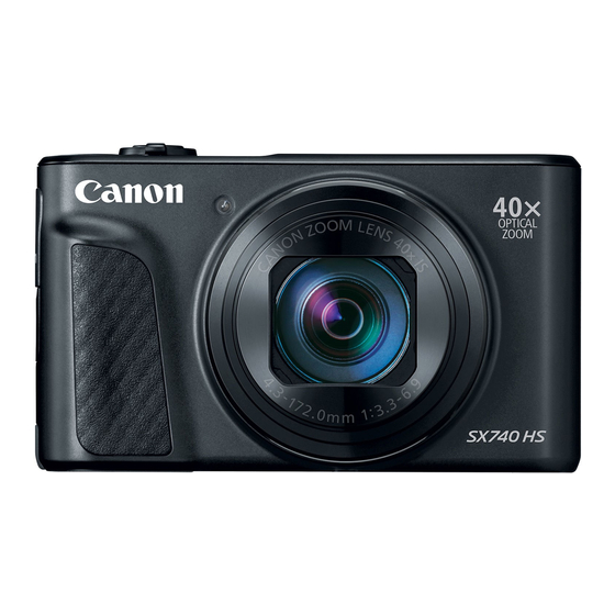 Canon PowerShot SX740 HS Manuales