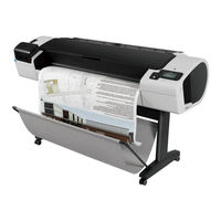 HP DesignJet T1300 Serie Manual Del Usuario