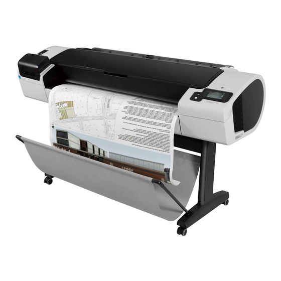 HP DesignJet T790 Serie Manual Del Usuario