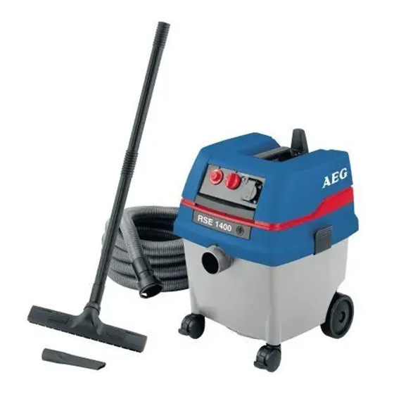 AEG RSE 1400 Instrucciones De Uso