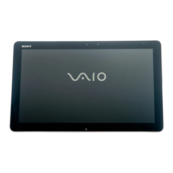 Sony VAIO Tap 20 Guia Del Usuario