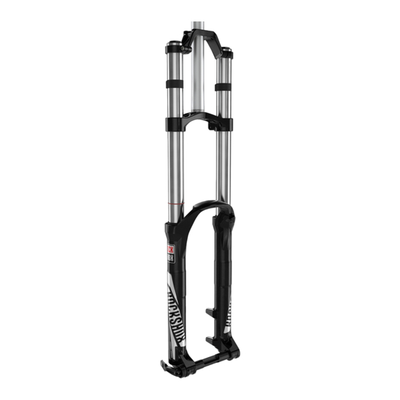 SRAM ROCKSHOX BOXXER TEAM Manual De Usuario