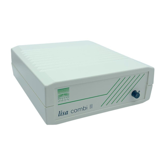 HumanTechnik Lisa combi II Instrucciones De Servicio