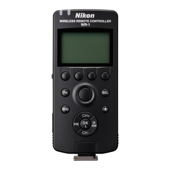Nikon WR-1 Manual Del Usuario