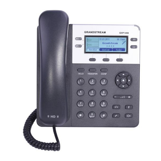 Grandstream GXP1450 Guía Rápida