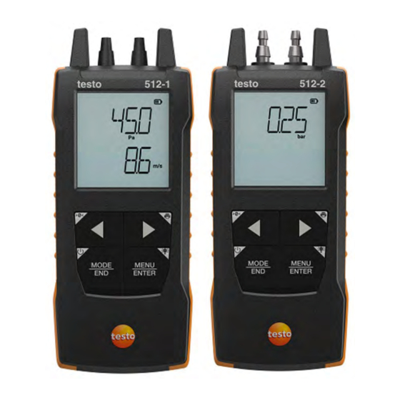 testo 512-1 Manual De Instrucciones