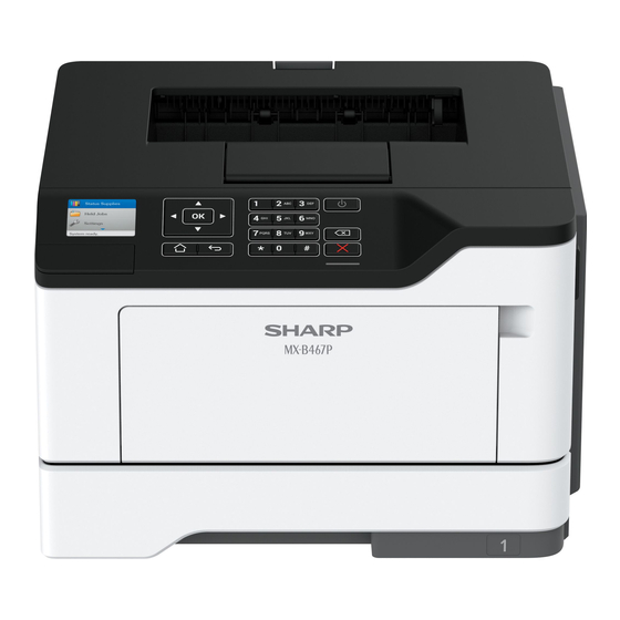 Sharp MX-B467P Guia Del Usuario