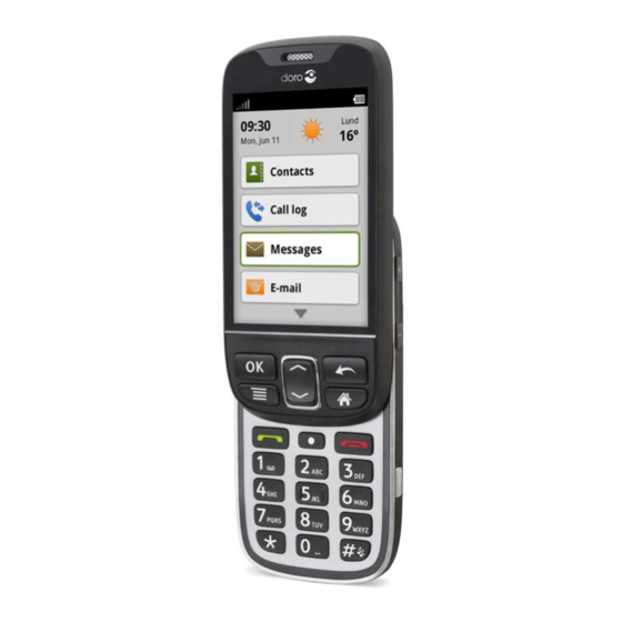 Doro PhoneEasy 740 Manuales