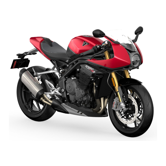 Triumph Speed Triple 1200 RR 2021 Manual Del Propietário