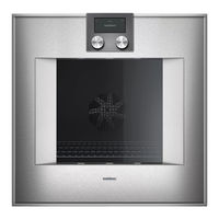 Gaggenau BO 470 Instrucciones De Uso