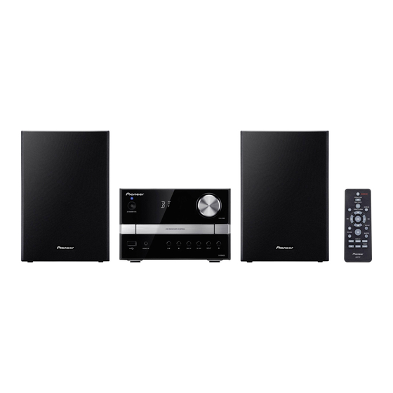 Pioneer X-EM22 Manuales