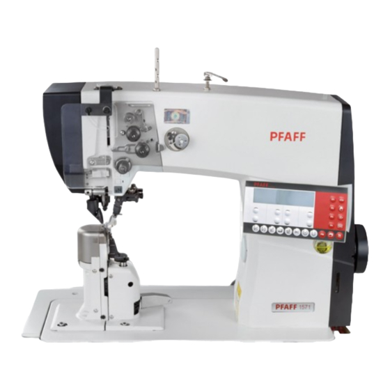 Pfaff Industrial 1571 Manuales