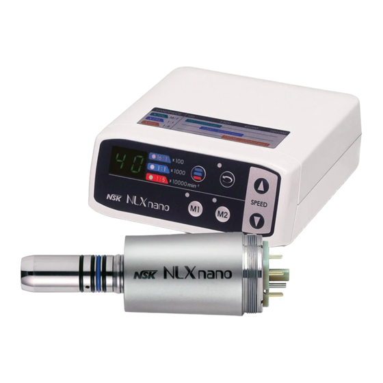 NSK NLX nano Manual De Instrucciones