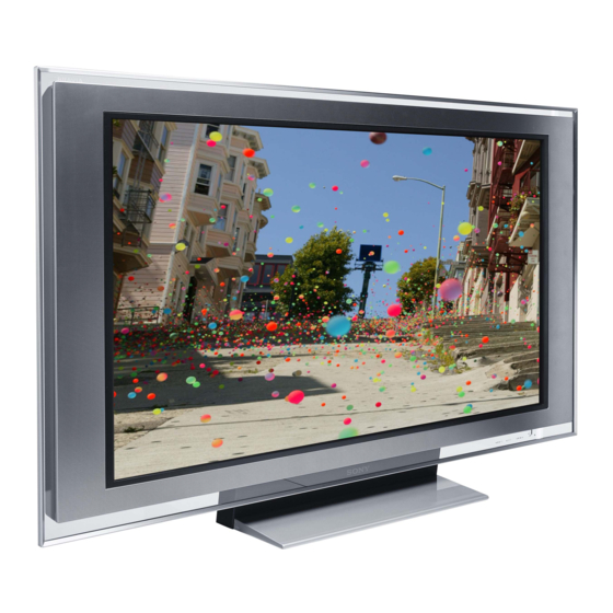 Sony Bravia KDL-46X2000 Manual De Instrucciones