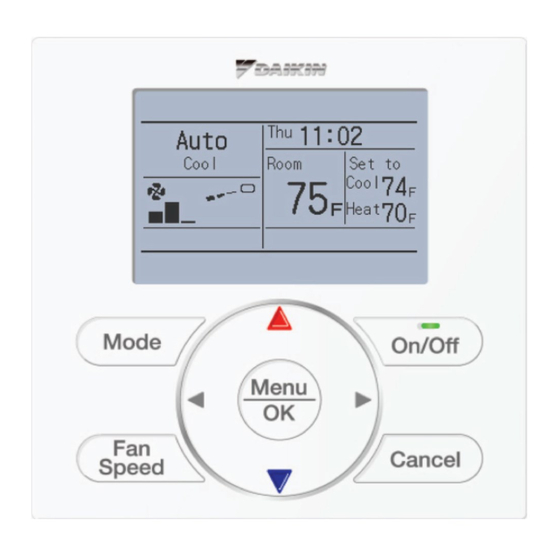 Daikin BRC1E73 Manual Del Usuario