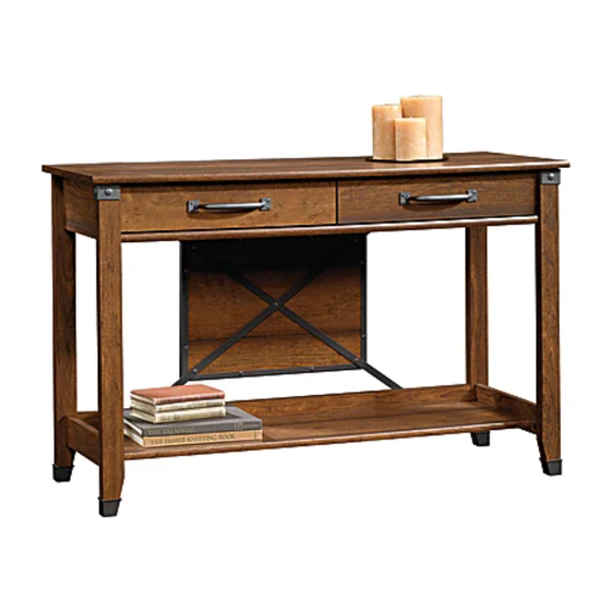 Sauder Carson Forge Serie Instrucciones De Montaje