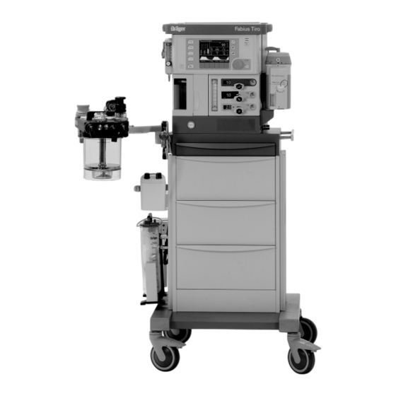 Dräger Medical Fabius Tiro Instrucciones De Uso