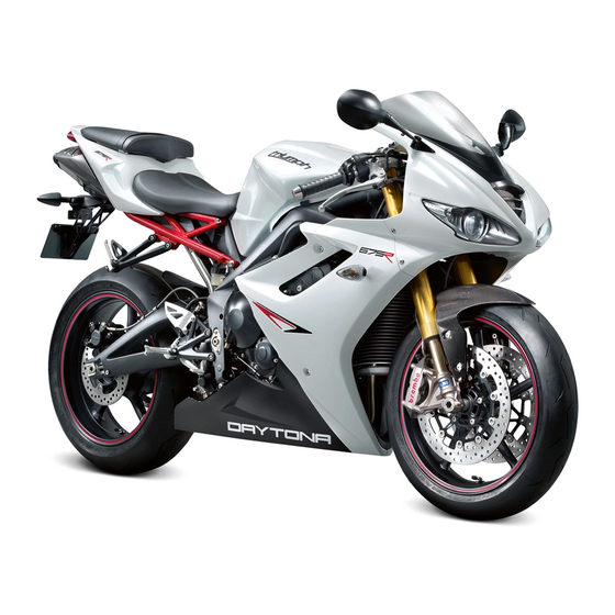 Triumph Daytona 675 Manual De Instrucciones