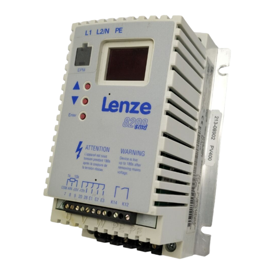 Lenze 8200 smd Serie Manuales