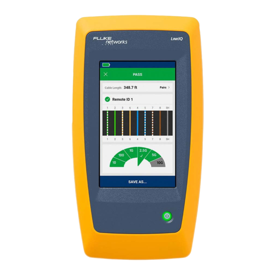 Fluke Networks LinkIQ Manual Del Usuario