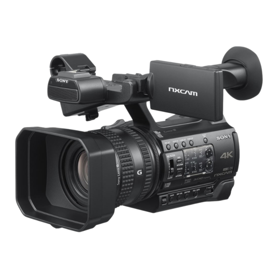 Sony nxcam HXR-NX200 Manual De Instrucciones