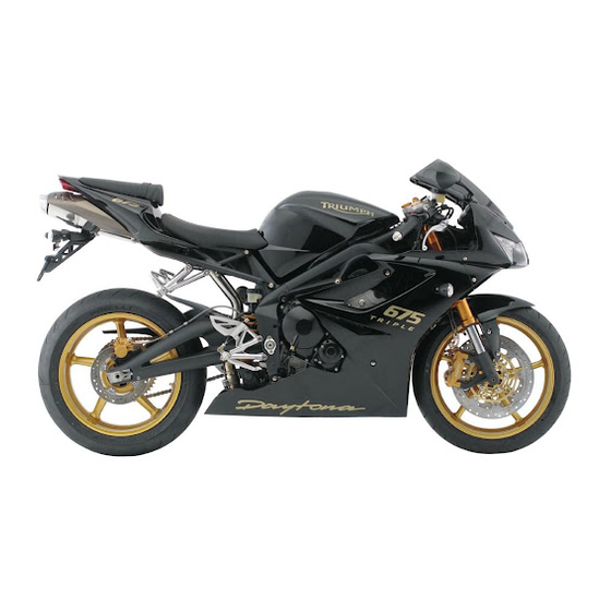 Triumph DAYTONA 675 Manual De Mantenimiento