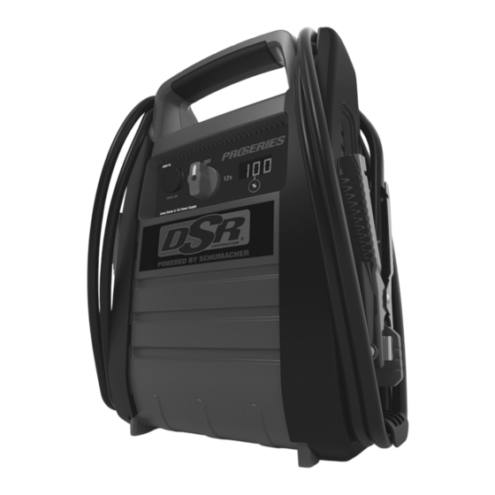 Schumacher DSR PRO Serie Manual Del Usuario