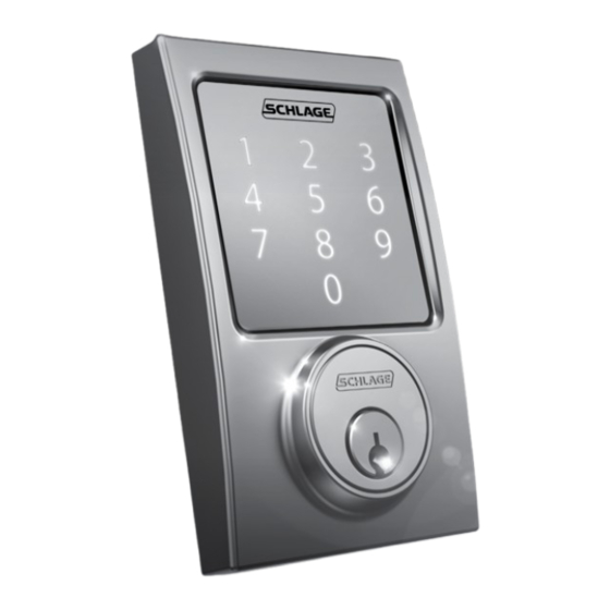 Schlage Sense Guia De Instalacion