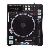 Denon DN-S5000 Instrucciones De Operación