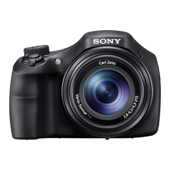 Sony Cyber-shot DSC-HX300 Manual De Instrucciones