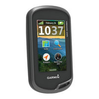 Garmin Oregon 600 Serie Guia De Incio Rapido