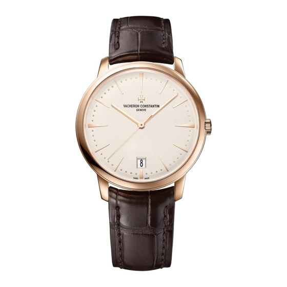 VACHERON CONSTANTIN FIFTYSIX AUTOMATIQUE Manual De Instrucciones