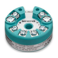 Siemens SITRANS TH100 Instrucciones De Servicio