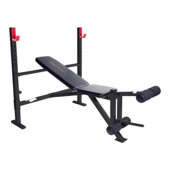 Cap Strength Deluxe Standard Bench Manual Del Usuario Y Guía De Montaje