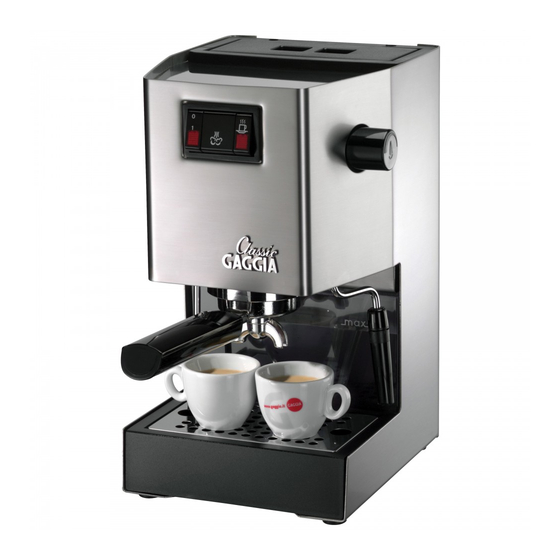 Gaggia Classic Manuales