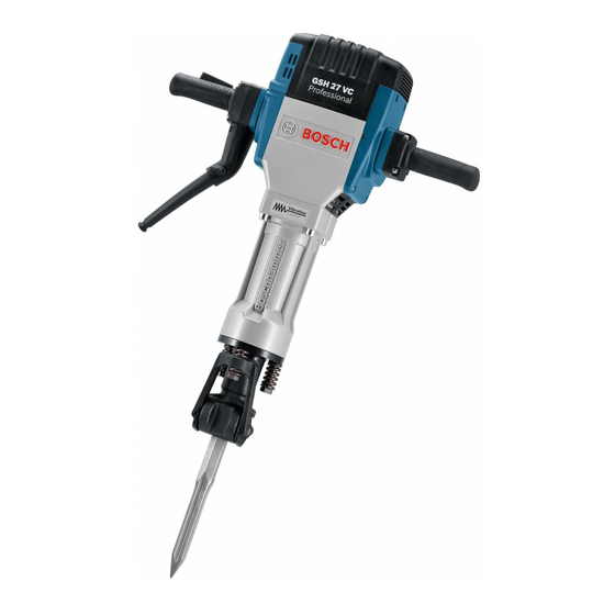 Bosch GSH 27 VC Instrucciones De Reparacion