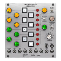 Behringer MIX-SEQUENCER MODULE 1050 Guia De Inicio Rapido