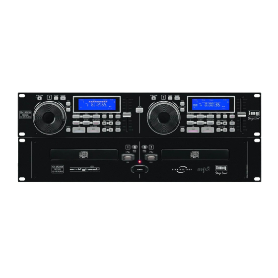 IMG STAGELINE CD-292USB Manual De Instrucciones