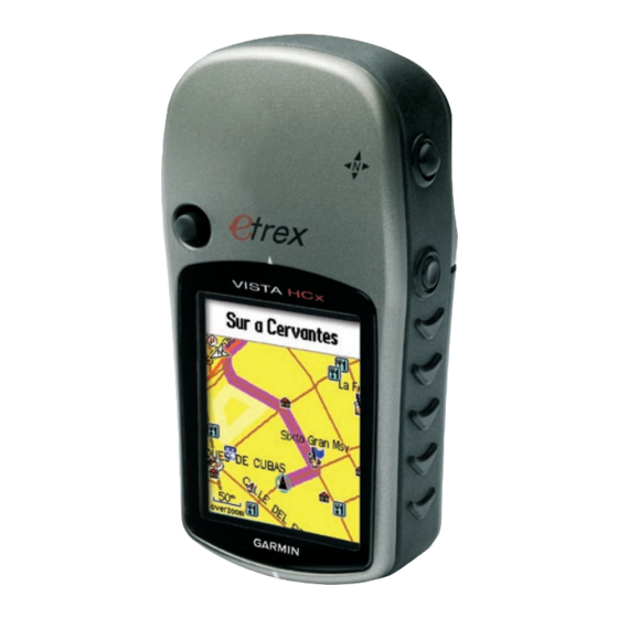 Garmin eTrex HC Serie Manuales