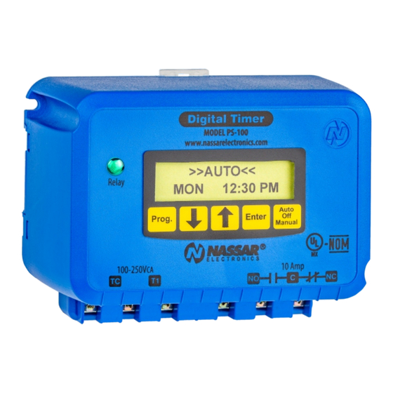 Nassar PS-100 Manual De Usuario