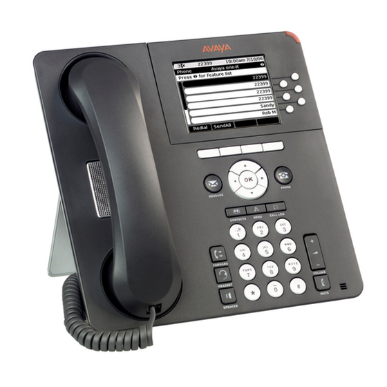 Avaya 9630 Guía Rápida
