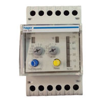 Hager HR 410 Hoja De Instrucciones