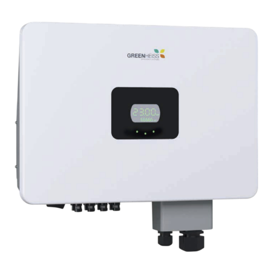 Greenheiss GH-IT 2M ADVANCED Manual De Usuario