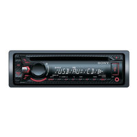 Sony CDX-G1002U Instrucciones De Uso